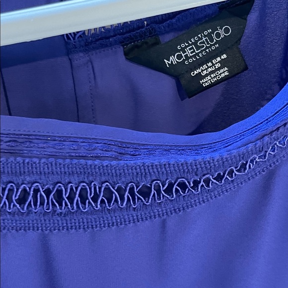 Beautiful rich purple top with embroidered detailing. - Picture 14 of 14